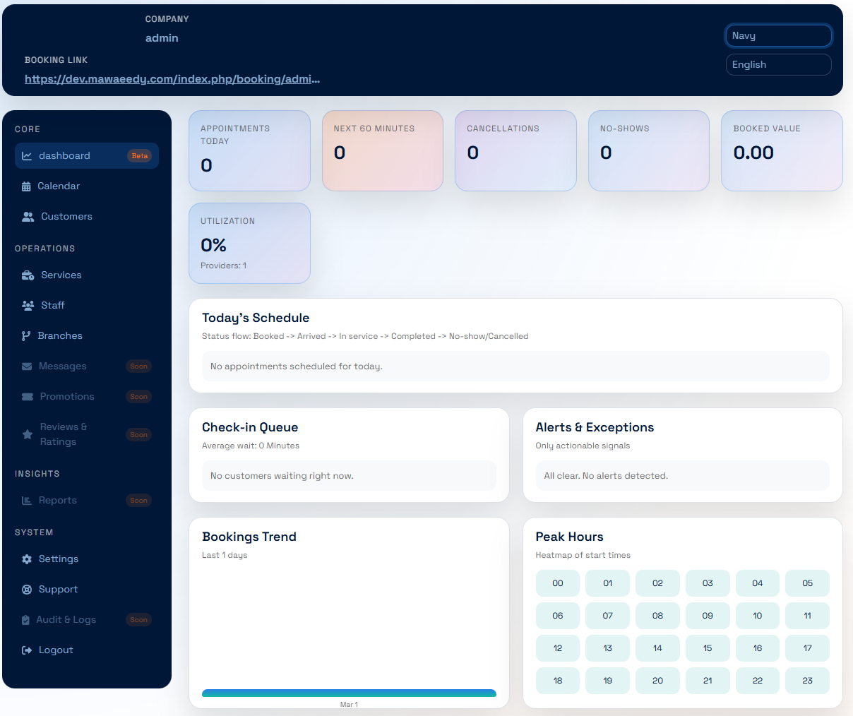 Dashboard